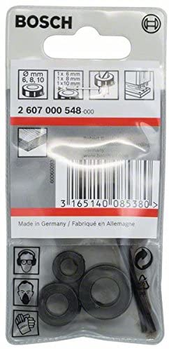 Bosch Accessories 2607000548 Depth Stop with Key, 0 V, Black, 6/8/10 mm