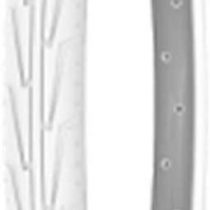 Cicli Bonin Unisex's CITY J Tyres, White, One Size