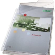 Leitz Premium Plastic Punched Pocket A4, Expanding, High Capacity 200 Sheets, 170 Micron PVC, Top Flap, Pack of 5, 47573003