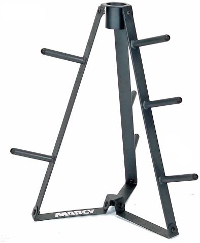 Marcy Unisex Adult Eclipse Standard Weight Plate Stand Rack - Black, One Size