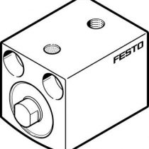 Festo AEVC-12-5-P AEVC Series Short-Stroke Cylinder, 12 mm Piston Diameter, 5 mm Stroke