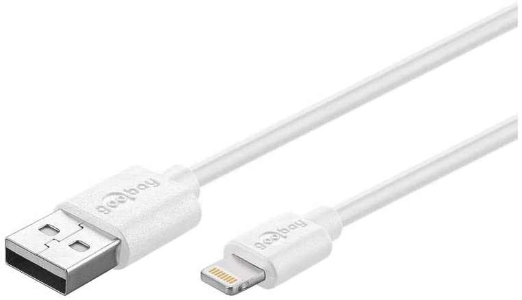 Goobay 54600 USB Charging and Sync Cable, White, 1m Cable Length, 1 m - Image 4