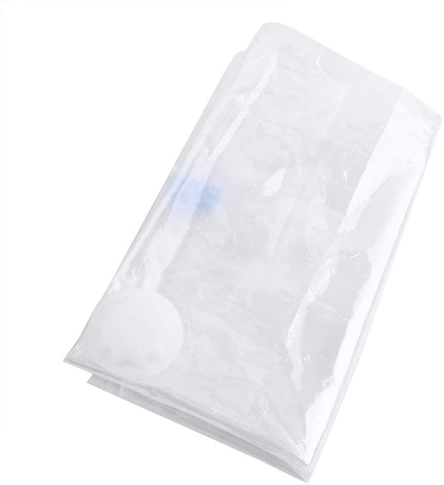 Yosoo Pack Of 5 Vacuum Compressed Storage Bags Transparent Household Space Saver Bags Storing Clothing Duvets Bedding Pillows Curtains (Size : 80 * 110cm) - Image 4