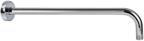 Purelux Extra Long Stainless Steel 16 Inch Replacement Shower Arm with Flange, Chrome finish