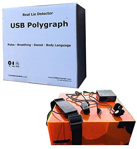 USB Polygraph Machine - Home Lie Detector Testing Kit