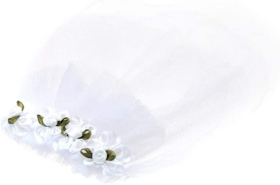 Balacoo Dog Wedding Veil Pet Bride Costume Crown Headpiece Wedding Festival Party Pet Princess Apparel for Puppy Cat - Image 3