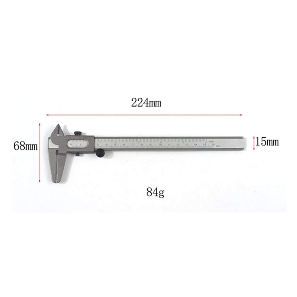 Vernier Caliper, Stainless Steel High Precision Mini Vernier Caliper