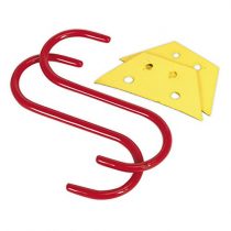 Sealey VS0354 Calliper Support Hook, 22mm x 101mm x 200mm, Red