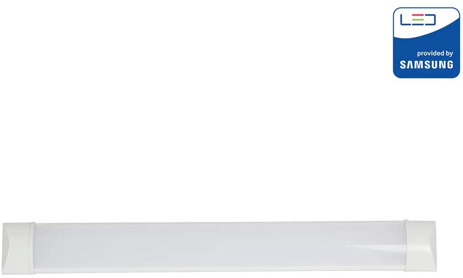 V-TAC 50W 5ft LED Batten Fittings Integrated Tube Lamp 4000K Day White 1500x74x24mm Wall and Ceiling Lighting 30000h Long Lifespan - Image 2