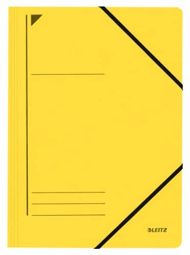 Leitz Corner tensioner, A4, Filling Height 300 Sheets, Primary Cardboard, Yellow