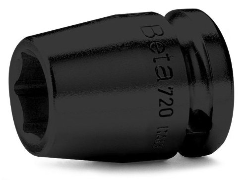 Beta 7200021 Standard Series Impact Socket, 1/2 Drive, 21mm Size, White