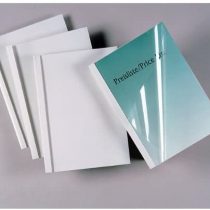 GBC Standard Thermal Binding Covers, 3 mm, 30 Sheet Capacity, A4, White, Pack of 100, IB370021