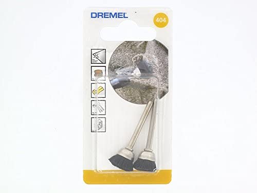 Dremel Accessory Pack with 2x Bristle Brush of 13,0 mm for Rotary Multi-Tools to Clean and Polish Multi-Material - Image 2