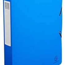 Exacompta Exabox Archive Box (with a Back Label to Indicate Contents, PP 700 μ, Back 40 mm, Opaque, A4) Random Colour, 5970E