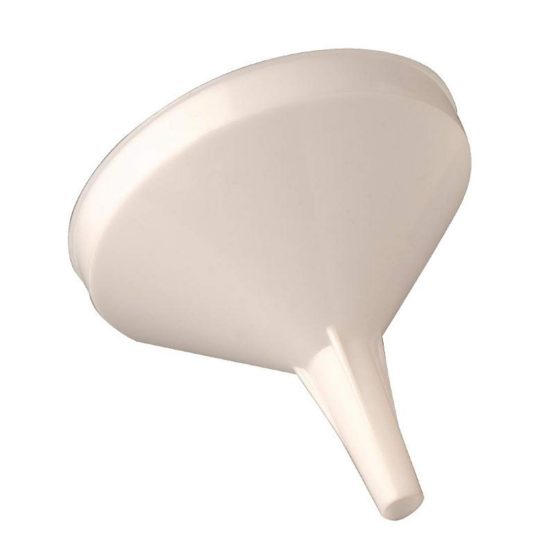 Kristallon K508 Plastic Funnel, 6", White - Image 2