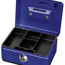 MAUL Cash Money Box with Coin Slot, Cylinder Lock with 2 Keys, 125 x 95 x 60 mm