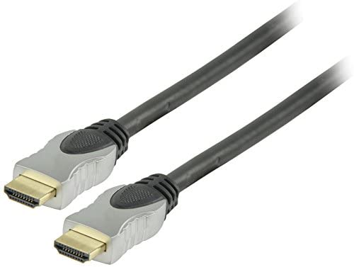 HQ 1m High Speed HDMI Cable with Ethernet, Grey, 1 Meters - Image 2