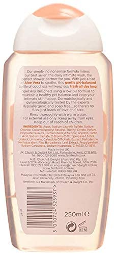Femfresh 250ml Intimate Hygiene Daily Intimate Wash **3 PACK DEAL**, 750 ml (Pack of 1) - Image 2
