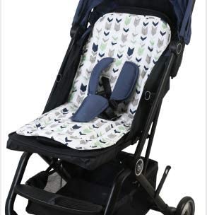 Universal Reversible Baby Stroller Seat Pad – Cotton Velvet, Full Body Support, Fits 0-18 Months