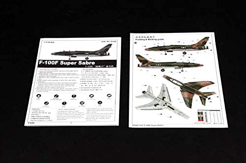 Trumpeter 1:72 - North American F-100F Super Sabre, Various, Small - Image 3