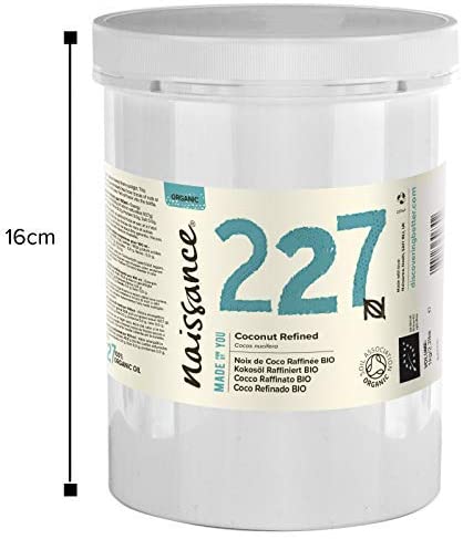 Naissance Organic Refined Coconut (Solid) Oil (#227) 1kg, Pure, Natural, Certified Organic, Cruelty Free, Vegan - Image 3