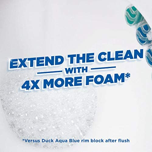 Duck Active Clean Toilet Rim Block, Foaming Toilet Bowl Cleaner, Long-lasting Fragrance,Pine, Pack of 8 (8 x 38.6g) - Image 3