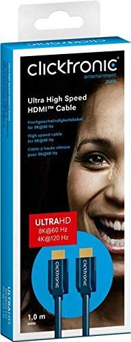 Clicktronic Ultra High-Speed HDMI 2.1 Cable with Ethernet 48 Gbps 8K/4K 120Hz HDMI Cable PS5 with eARC, HDTV, Home Cinema - Image 2