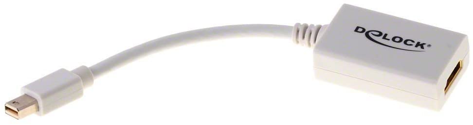 DeLock Adaptor Display Port Mini Male to HDMI Female, White