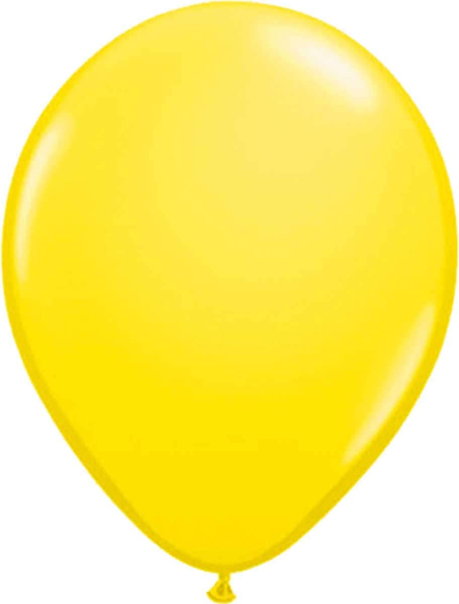 Folat 08101 Yellow Balloons 30 cm-100 Pieces, 100er Pack