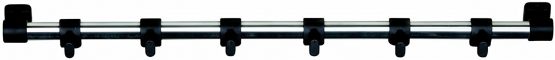 Tescoma Suspension Bar cm 40-6 Black Hooks Presto, Assorted, 43.5 x 8.5 x 2.7 cm