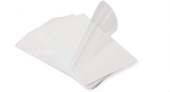 High Quality Cold Seal Laminating Pouches. Credit Card Size (54x86mm). 300 Microns. Made in UK (100) - Image 2