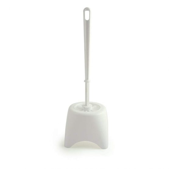 Bentley Toilet Brush Set with Potted Holder, White - Image 2