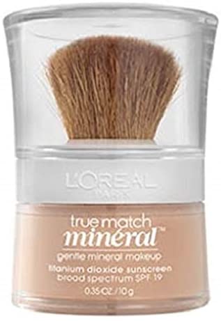 L'Oreal Paris True Match Naturale Mineral Foundation, Soft Ivory, 0.35 Ounce, 10 g (Pack of 1)