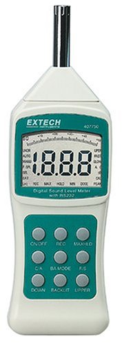Extech 407750 Sound Level Meter with Background Absorber
