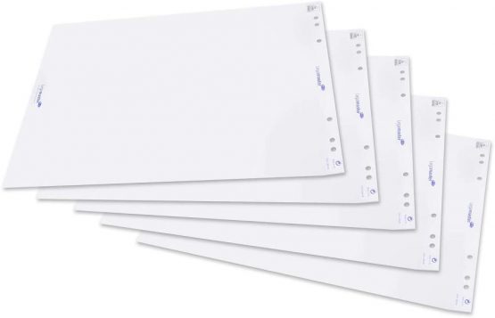 Legamaster Flipchart Paper Pad - Pack of 5 with 20 plain Sheets each - White - for all standard Flipchart easels - Ideal for Meeting Notes and Brainstorming - Image 4