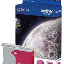 Brother LC-1000M Inkjet Cartridge, Magenta, Single Pack, Standard Yield, Includes 1 x Inkjet Cartridge, Brother Genuine Supplies
