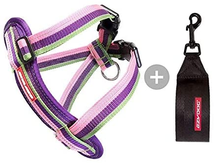 EzyDog Adjustable Chest Plate Harness, Small, Medium, XL, & Large Dogs, Step-In, No Pull, Comfort Soft-Touch, Reflective - Image 2
