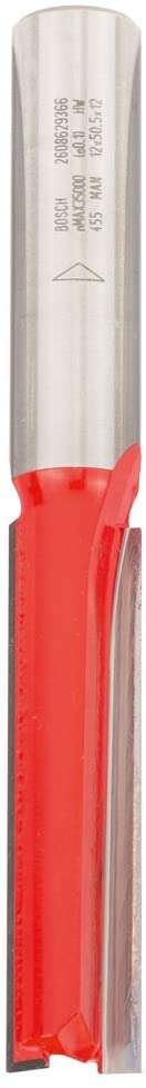 Bosch 2608629366 Groove Cutter 12x12x98mm, 0 V, Silver/Red