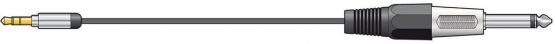 chord MP3-JK Stereo Mini to 6.3 mm Mono Jack - Image 2