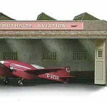 Superquick Multi-purpose Depot Building / Aircraft Hangar - 1/72 OO/HO - Card Kit