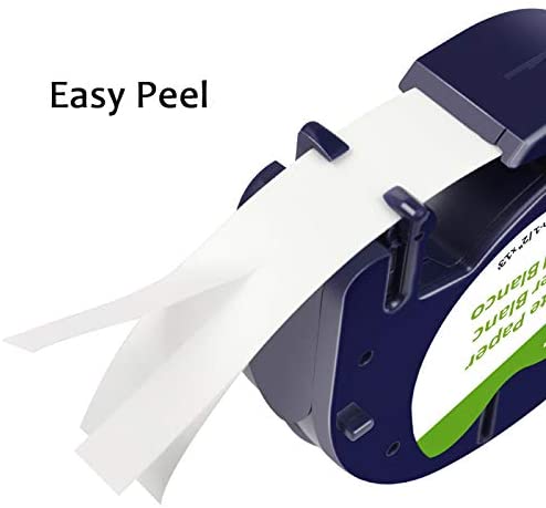 3X Compatible for Dymo Letratag Paper White Labels Tape 12mm x 4m 91200 S0721520 - Image 4