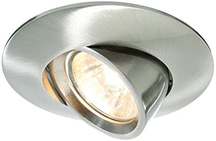 Deko - Light 126073 GU5.3/MR16 12 V AC/DC 50 W Constant Voltage Aluminium Recessed Ceiling Ring, Silver