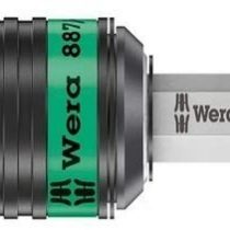 Wera 887/4 RR Universal Ring Magnet Rapidaptor Bit Holder, 1/4" Drive x 57 mm, 0502490001