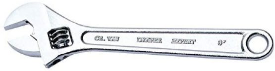 Draper 30055 Expert Crescent Type Adjustable Wrench, 200mm