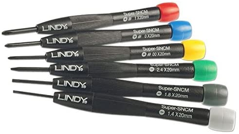 LINDY Computer Technician Precision Screwdriver Set, Multicolored, 6 Piece - Image 3