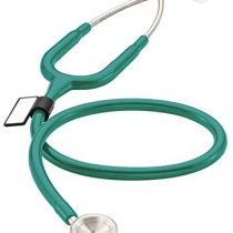 MDF® MD One® Stainless Steel Premium Dual Head Pediatric Stethoscope - Free-Parts-for-Life & Lifetime-Warranty - Aqua Green (MDF777C-09)