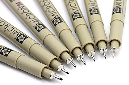 Sakura Pigma Micron drawing pens 02 Black ink, Line Width 0.3mm - 8 pack of Micron 02 black, 8 Count (Pack of 1) - Image 4