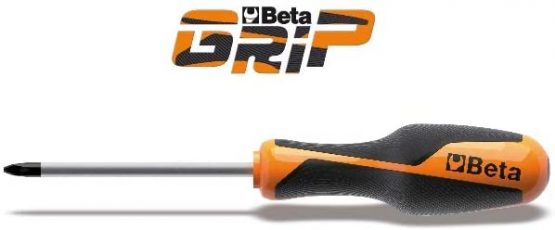 Beta 12629009 Model 1262 PH1X80K Screwdrivers for Cross Head Phillips Screws, Blister Packed, Ph1 x 80mm