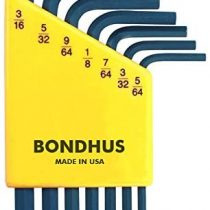 Bondhus 12245 HLX7S L-Wrench Set 5/64"-3/16"