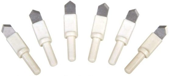 Rayher Refill Pack with 6 Replacement Blades for Rayher Circle Cutter, Set of Six Cutter Blades for Paper and Cardstock, 89769000
